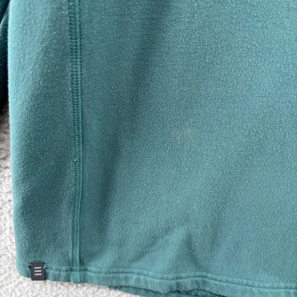 Free Fly Men’s Bamboo Fleece Quarter Zip Pullover Green Size L